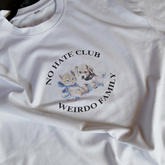 NO HATE CLUB White Shirt